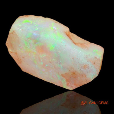 3.80 Cts Natural Australian Fire Opal Loose Gemstone Fancy Rough 14x8x4 mm R-198