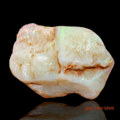 12.65 Cts Natural Australian Fire Opal Loose Gemstone Fancy Rough 21x15x9 mm R-199