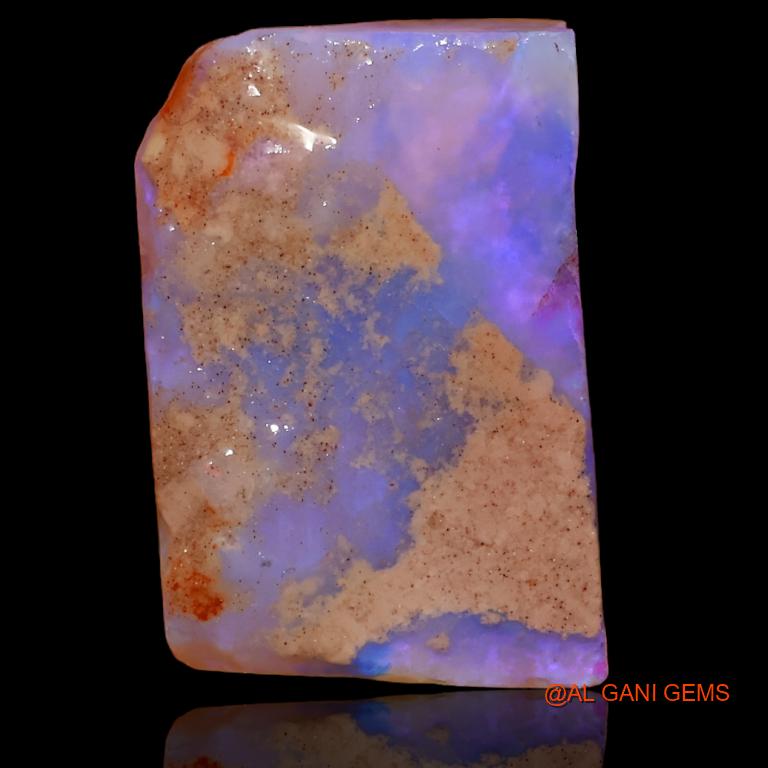 Natural Fire Opal Gemstone 13.90 Cts Loose Fancy Rough From Australia 21x14x5 mm R-200