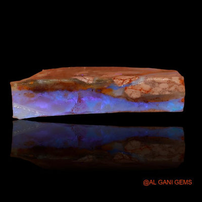 Natural Fire Opal Gemstone 13.90 Cts Loose Fancy Rough From Australia 21x14x5 mm R-200