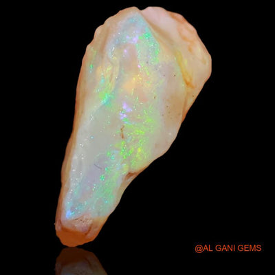 5.60 Cts Unheated Australian Fire Opal Loose Gemstone Fancy Rough Natural 14x14x6 mm R-215