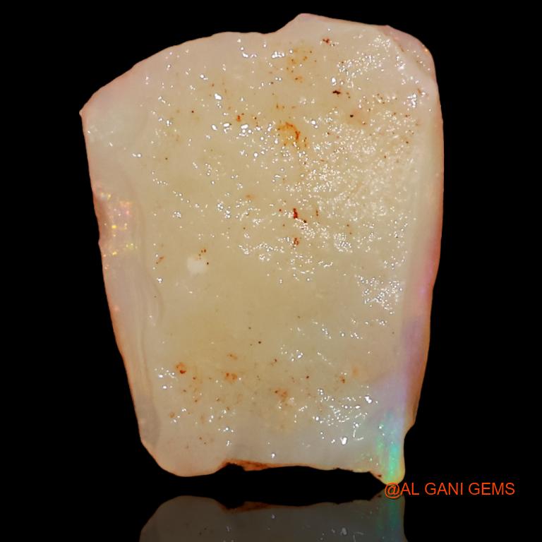 5.70 Cts Natural Australian Fire Opal Loose Gemstone Fancy Rough 18x13x3 mm R-216