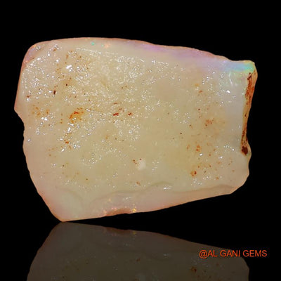 5.70 Cts Natural Australian Fire Opal Loose Gemstone Fancy Rough 18x13x3 mm R-216