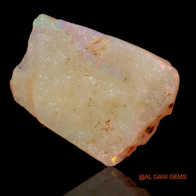 5.70 Cts Natural Australian Fire Opal Loose Gemstone Fancy Rough 18x13x3 mm R-216