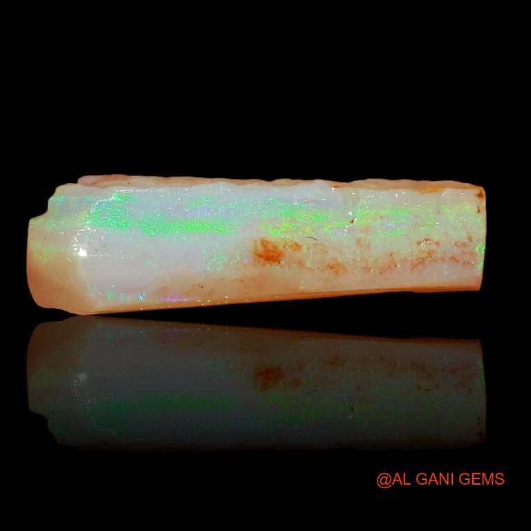 Natural Untreated Fire Opal Loose Gemstone Fancy Rough From Australia 6.70 Cts 19x9x5 mm R-217