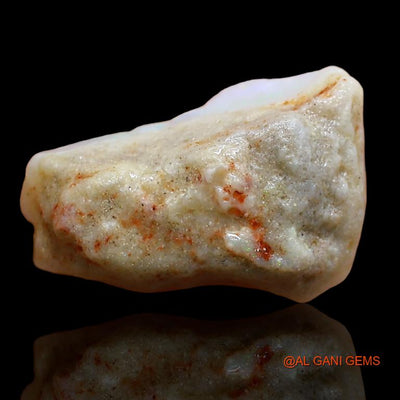 6.65 Cts Natural Australian Fire Opal Loose Gemstone Fancy Rough 17x12x6 mm R-218