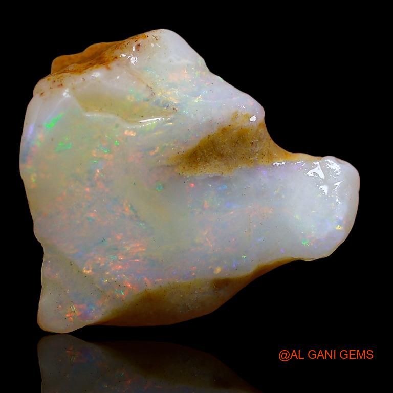 4.10 Cts Natural Australian Fire Opal Fancy Rough Loose Gemstone For Jewelry 14x12x5 mm R-219