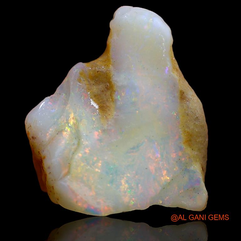 4.10 Cts Natural Australian Fire Opal Fancy Rough Loose Gemstone For Jewelry 14x12x5 mm R-219
