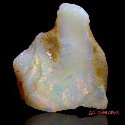 4.10 Cts Natural Australian Fire Opal Fancy Rough Loose Gemstone For Jewelry 14x12x5 mm R-219
