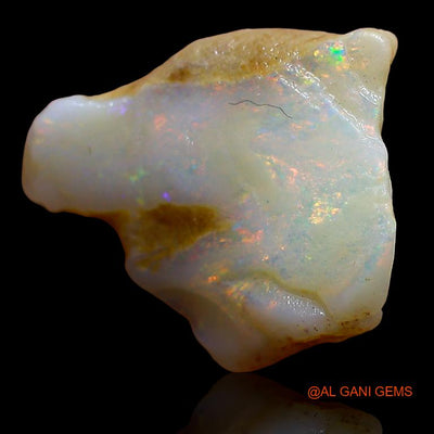 4.10 Cts Natural Australian Fire Opal Fancy Rough Loose Gemstone For Jewelry 14x12x5 mm R-219