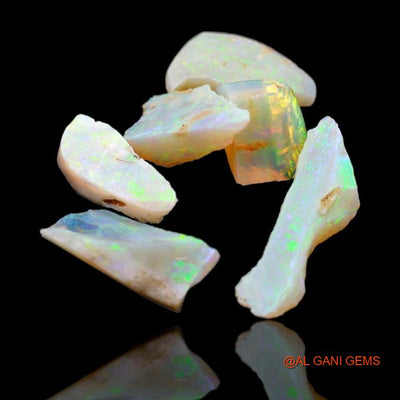 18.20 Cts Natural Australian Fire Opal Fancy Rough Loose Gemstone For Jewelry 7x2x3 mm To 12x1x3 mm R-21