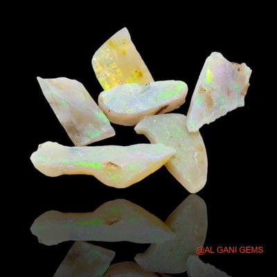 18.20 Cts Natural Australian Fire Opal Fancy Rough Loose Gemstone For Jewelry 7x2x3 mm To 12x1x3 mm R-21