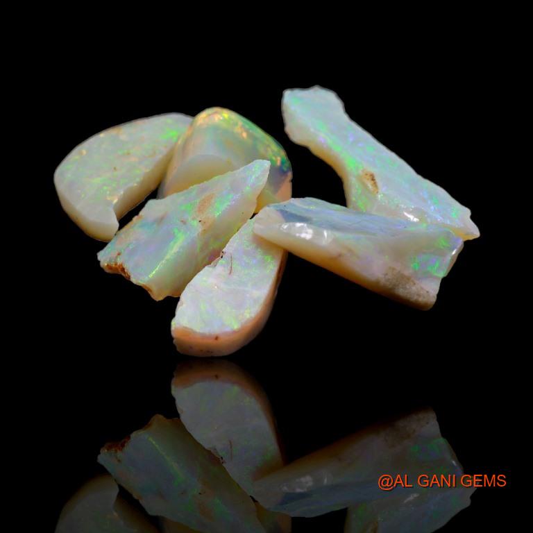 18.20 Cts Natural Australian Fire Opal Fancy Rough Loose Gemstone For Jewelry 7x2x3 mm To 12x1x3 mm R-21