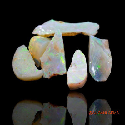 18.20 Cts Natural Australian Fire Opal Fancy Rough Loose Gemstone For Jewelry 7x2x3 mm To 12x1x3 mm R-21