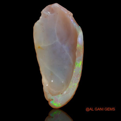 14.35 Cts Natural Australian Fire Opal Loose Gemstone Fancy Rough 34x18x4 mm R-221