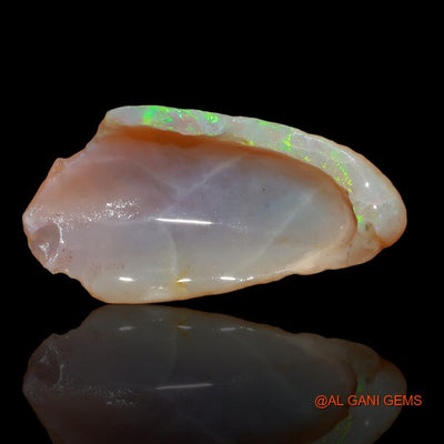14.35 Cts Natural Australian Fire Opal Loose Gemstone Fancy Rough 34x18x4 mm R-221