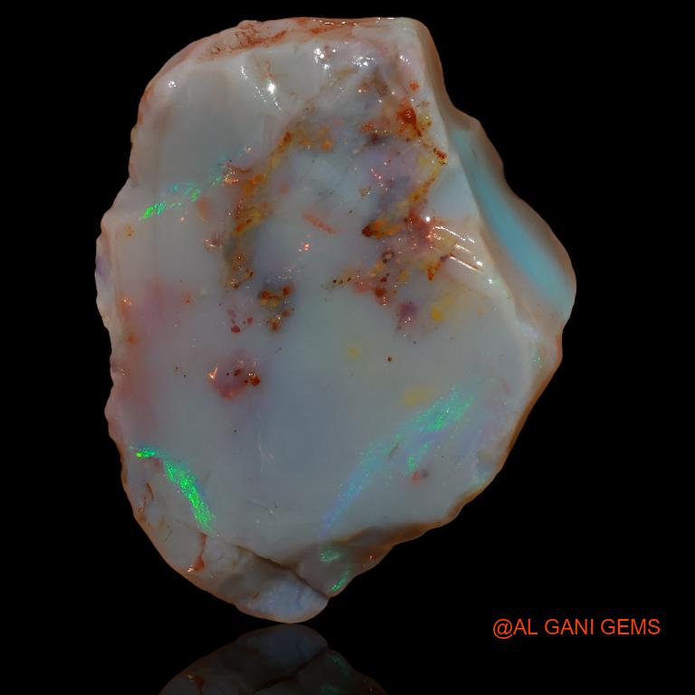 29.50 Cts Natural Australian Fire Opal Fancy Rough Loose Gemstone For Jewelry 30x23x7 mm R-222