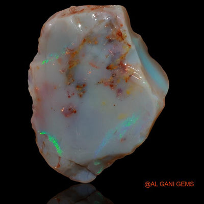 29.50 Cts Natural Australian Fire Opal Fancy Rough Loose Gemstone For Jewelry 30x23x7 mm R-222