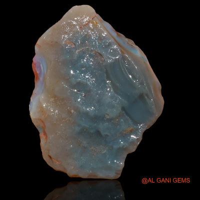 29.50 Cts Natural Australian Fire Opal Fancy Rough Loose Gemstone For Jewelry 30x23x7 mm R-222