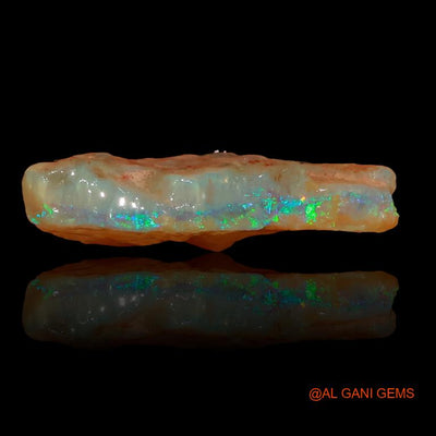 Natural Fire Opal Gemstone 9.65 Cts Loose Fancy Rough From Australia 23x16x5 mm R-224