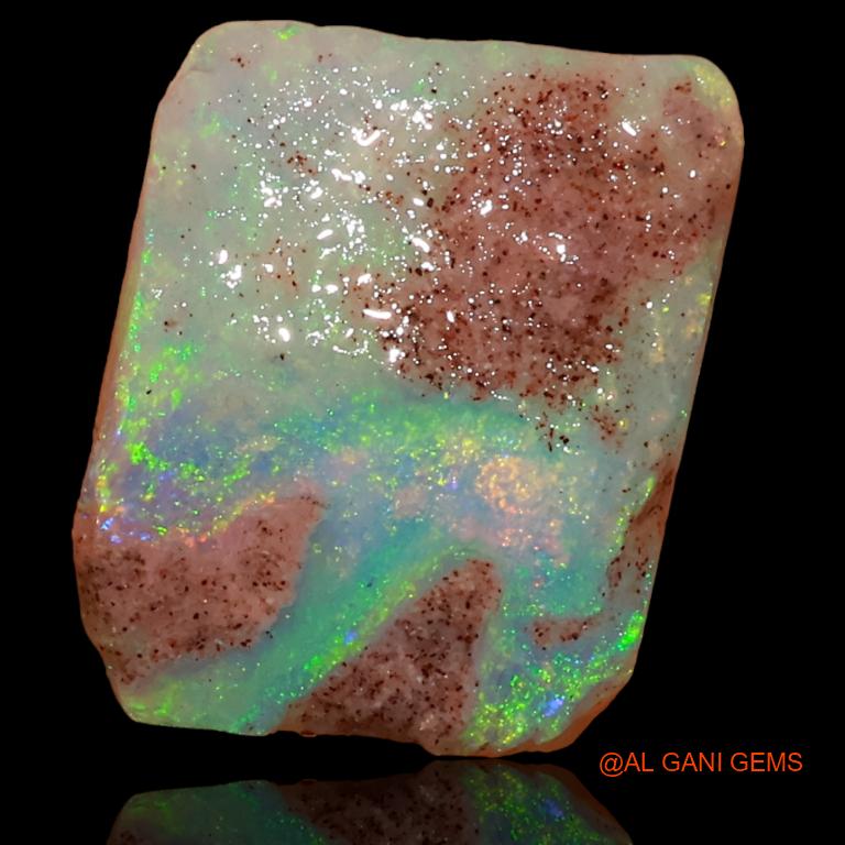 4.20 Cts Natural Australian Fire Opal Loose Gemstone Fancy Rough 13x10x4 mm R-226