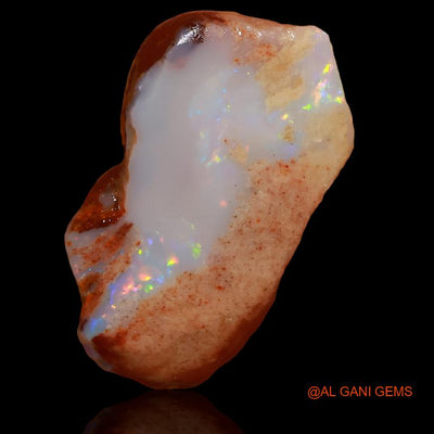 Natural Untreated Fire Opal Loose Gemstone Fancy Rough From Australia 7.50 Cts 23x13x4 mm R-228