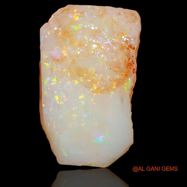 4.90 Cts Natural Australian Fire Opal Loose Gemstone Fancy Rough 14x9x5 mm R-229