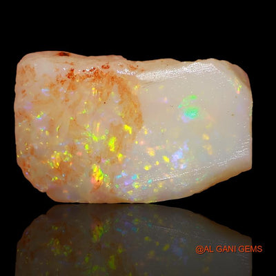 4.90 Cts Natural Australian Fire Opal Loose Gemstone Fancy Rough 14x9x5 mm R-229