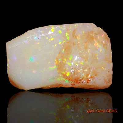 4.90 Cts Natural Australian Fire Opal Loose Gemstone Fancy Rough 14x9x5 mm R-229