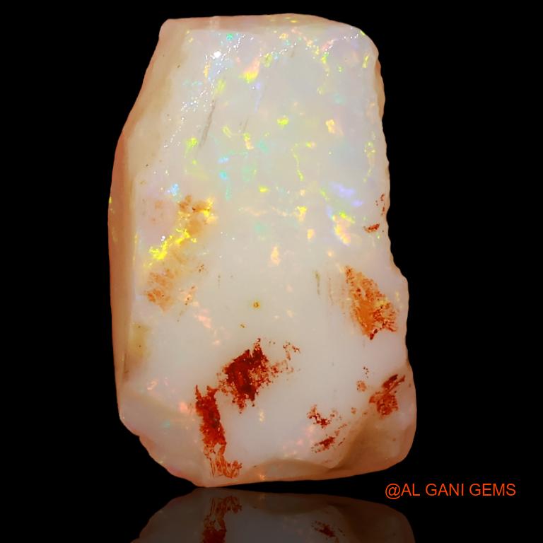 4.90 Cts Natural Australian Fire Opal Loose Gemstone Fancy Rough 14x9x5 mm R-229