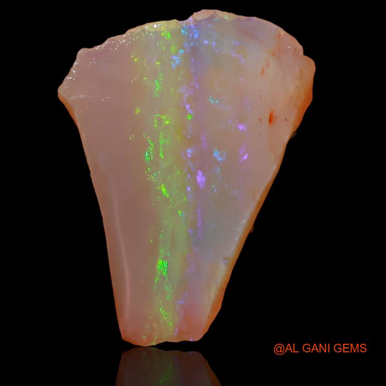 5.45 Cts Natural Australian Fire Opal Loose Gemstone Fancy Rough 17x14x4 mm R-230