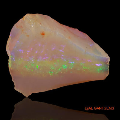 5.45 Cts Natural Australian Fire Opal Loose Gemstone Fancy Rough 17x14x4 mm R-230