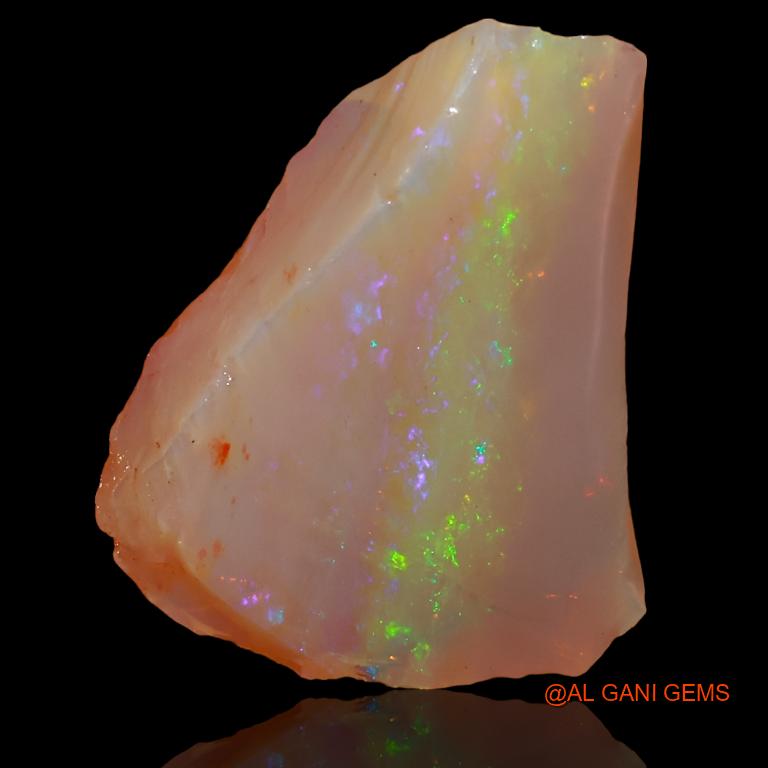 5.45 Cts Natural Australian Fire Opal Loose Gemstone Fancy Rough 17x14x4 mm R-230