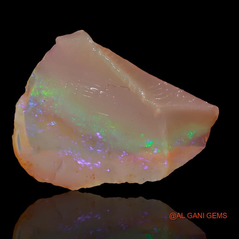5.45 Cts Natural Australian Fire Opal Loose Gemstone Fancy Rough 17x14x4 mm R-230