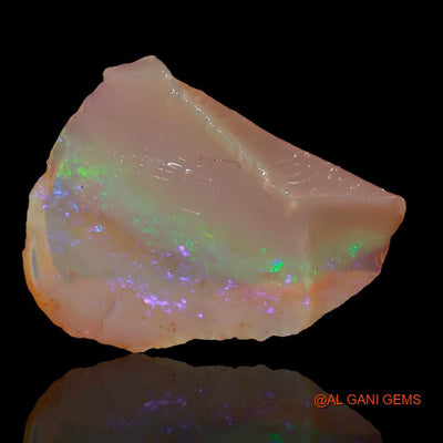 5.45 Cts Natural Australian Fire Opal Loose Gemstone Fancy Rough 17x14x4 mm R-230