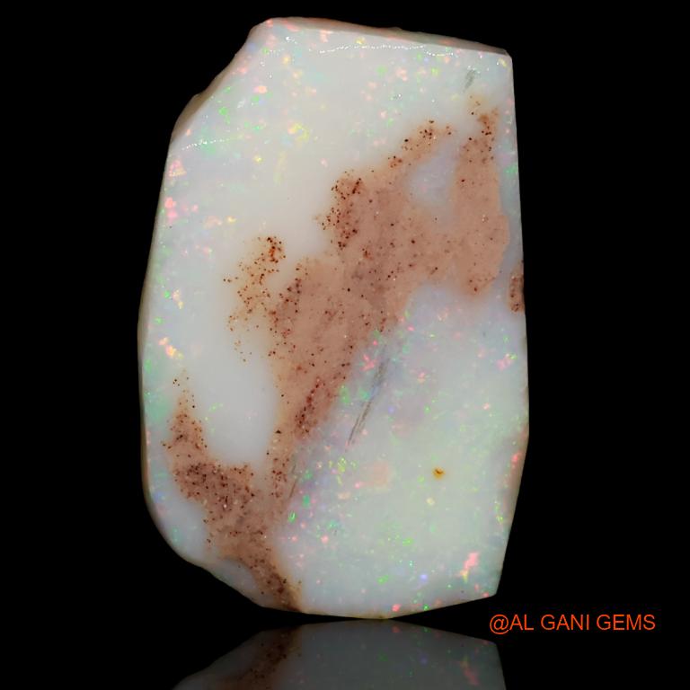 8.45 Cts Natural Australian Fire Opal Loose Gemstone Fancy Rough 20x13x4 mm R-231