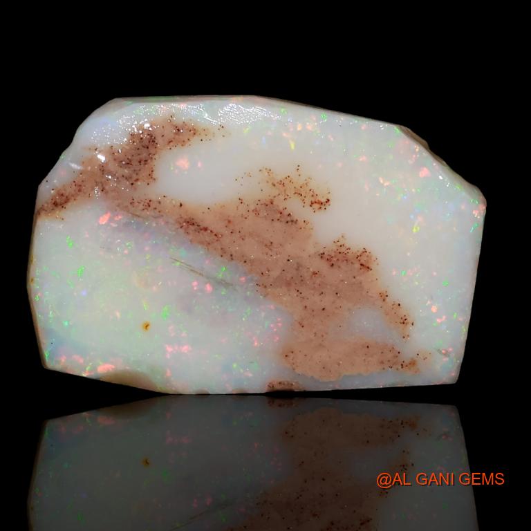 8.45 Cts Natural Australian Fire Opal Loose Gemstone Fancy Rough 20x13x4 mm R-231