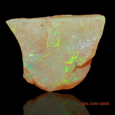 4.15 Cts Natural Australian Fire Opal Loose Gemstone Fancy Rough 15x11x4 mm R-232