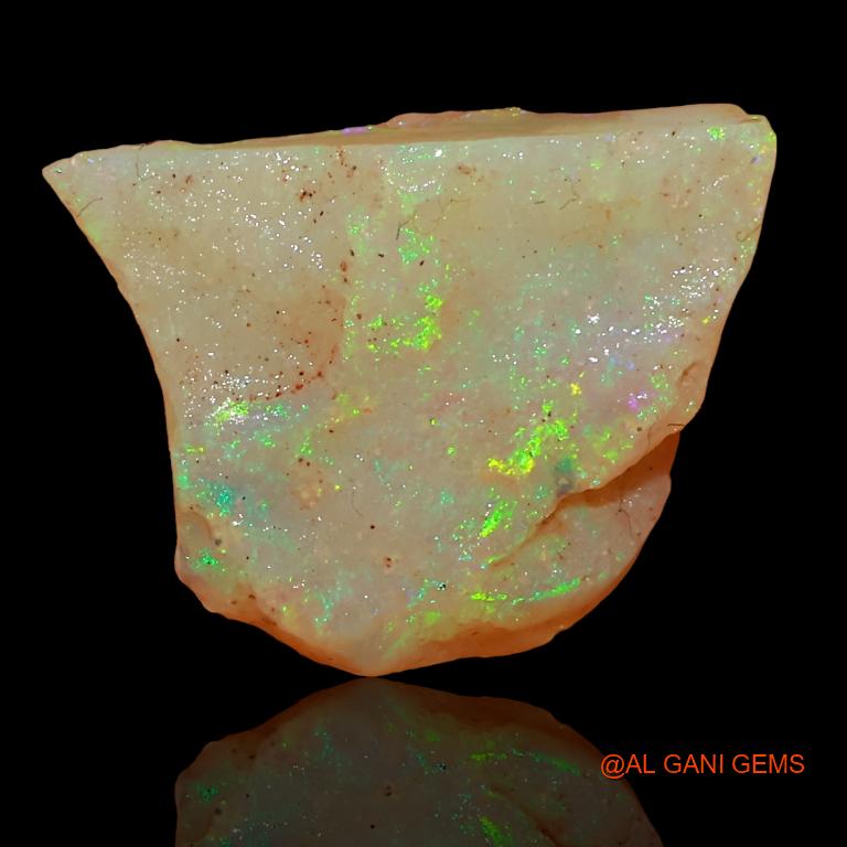 4.15 Cts Natural Australian Fire Opal Loose Gemstone Fancy Rough 15x11x4 mm R-232
