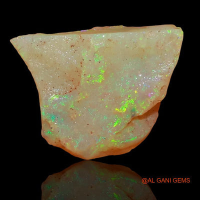 4.15 Cts Natural Australian Fire Opal Loose Gemstone Fancy Rough 15x11x4 mm R-232