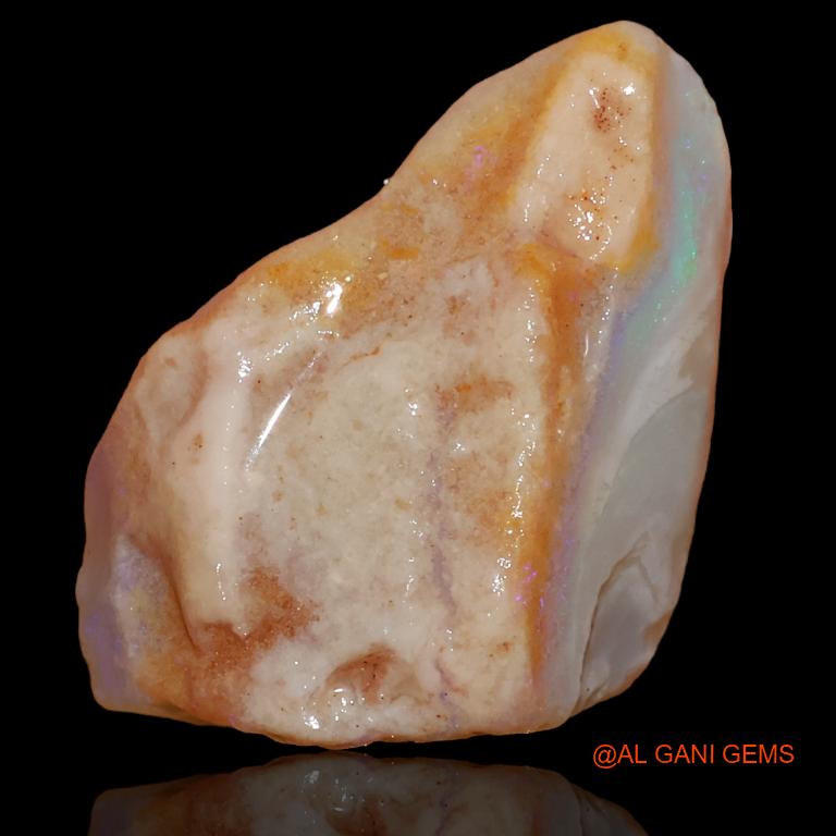 13.85 Cts Natural Australian Fire Opal Loose Gemstone Fancy Rough 22x15x8 mm R-242