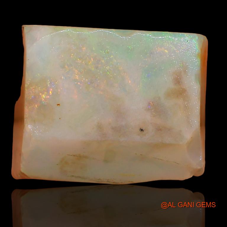 Natural Untreated Fire Opal Loose Gemstone Fancy Rough From Australia 11.90 Cts 15x14x7 mm R-243