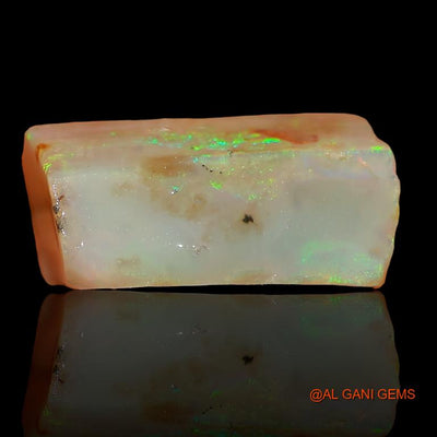 Natural Untreated Fire Opal Loose Gemstone Fancy Rough From Australia 11.90 Cts 15x14x7 mm R-243