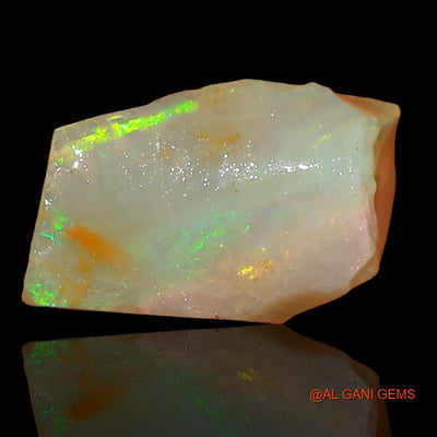 Natural Untreated Fire Opal Loose Gemstone Fancy Rough From Australia 11.90 Cts 15x14x7 mm R-243