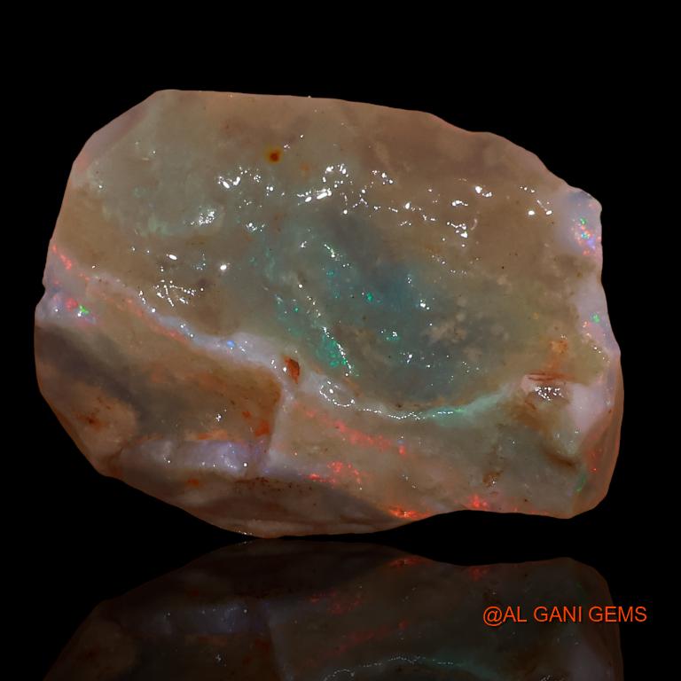 10.85 Cts Natural Australian Fire Opal Loose Gemstone Fancy Rough 19x15x7 mm R-244