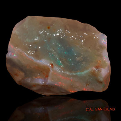 10.85 Cts Natural Australian Fire Opal Loose Gemstone Fancy Rough 19x15x7 mm R-244