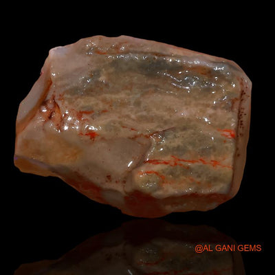10.85 Cts Natural Australian Fire Opal Loose Gemstone Fancy Rough 19x15x7 mm R-244