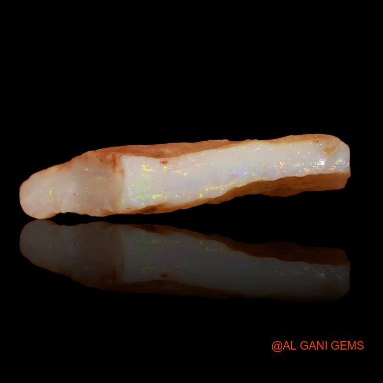 8.10 Cts Natural Australian Fire Opal Fancy Rough Loose Gemstone For Jewelry 22x15x4 mm R-245