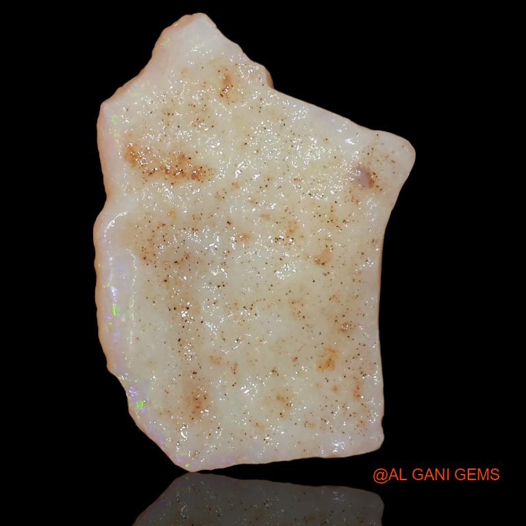 8.10 Cts Natural Australian Fire Opal Fancy Rough Loose Gemstone For Jewelry 22x15x4 mm R-245