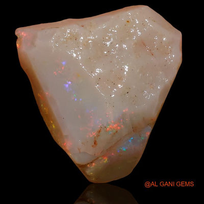 Natural Untreated Fire Opal Loose Gemstone Fancy Rough From Australia 12.30 Cts 16x16x5 mm R-246